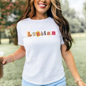 Lesbian Baby Tee Gay Pride Baby Tee, Bisexual Shirt, Y2k Baby Tee, 90s Baby Tee, Cute Lesbian Gift, Sapphic Fitted TShirt, Snug Fit