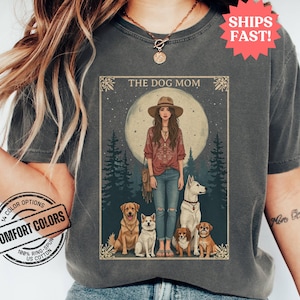 Boho dog mom tarot shirt