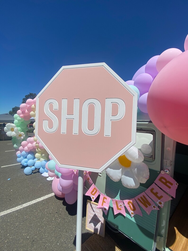 Shop Sign Stop Sign / Stop and Shop Sign Instant Digital Download