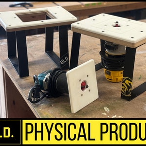 Mini Palm / Trim Router Benchtop Compact Router Table | Multiple Brands | Dewalt, Milwaukee, Makita, Ryobi, Ridgid, Bosch, Hurcules, Bauer,