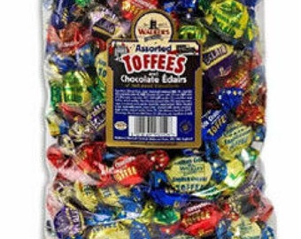 Walkers Nonsuch Toffee Retro Sweets Pick N Mix Caramelle Avvolte Sacchetto per Feste Bomboniere