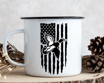 Mug de camping chasse aux canards Mug de chasse au canard Mug cadeau de chasse au canard Mug Meilleur cadeau de chasse pour homme Mug de canard Cadeau de chasse Cadeau de canard pour papa Mug de canard
