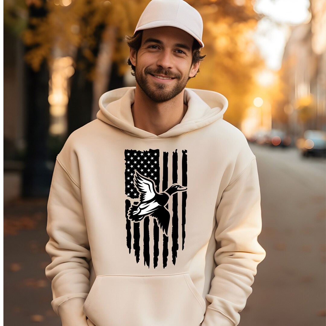 Merica Mallard Duck Hunting Sweatshirt Duck Hunting Gifts Duck Hunting