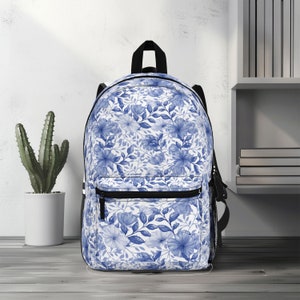Floral Backpack for Travel Backpack Tote Backpack Carry-On Backpack Canvas Backpack Bookbags for Gift  Cottagecore Travel Backpack Weekender