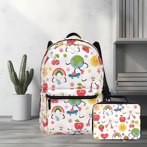Boys Backpack and Lunch Box Set, Back to School Cute Bookbag, Boy Lunchbox Combo, Boy Back to School Gear, Boys School Supplies, 1st grade
