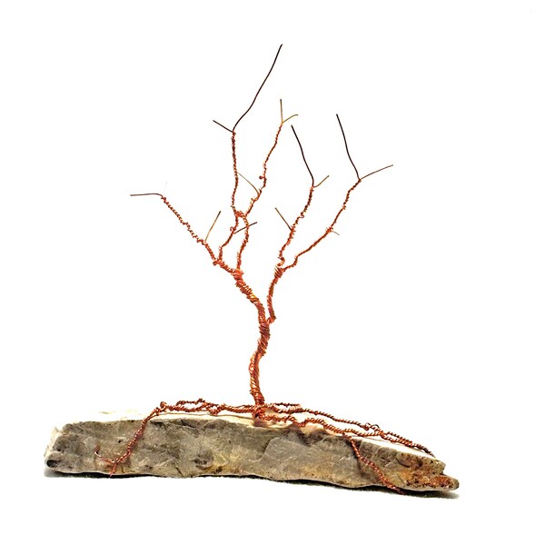 Copper Wire Tree Etsy
