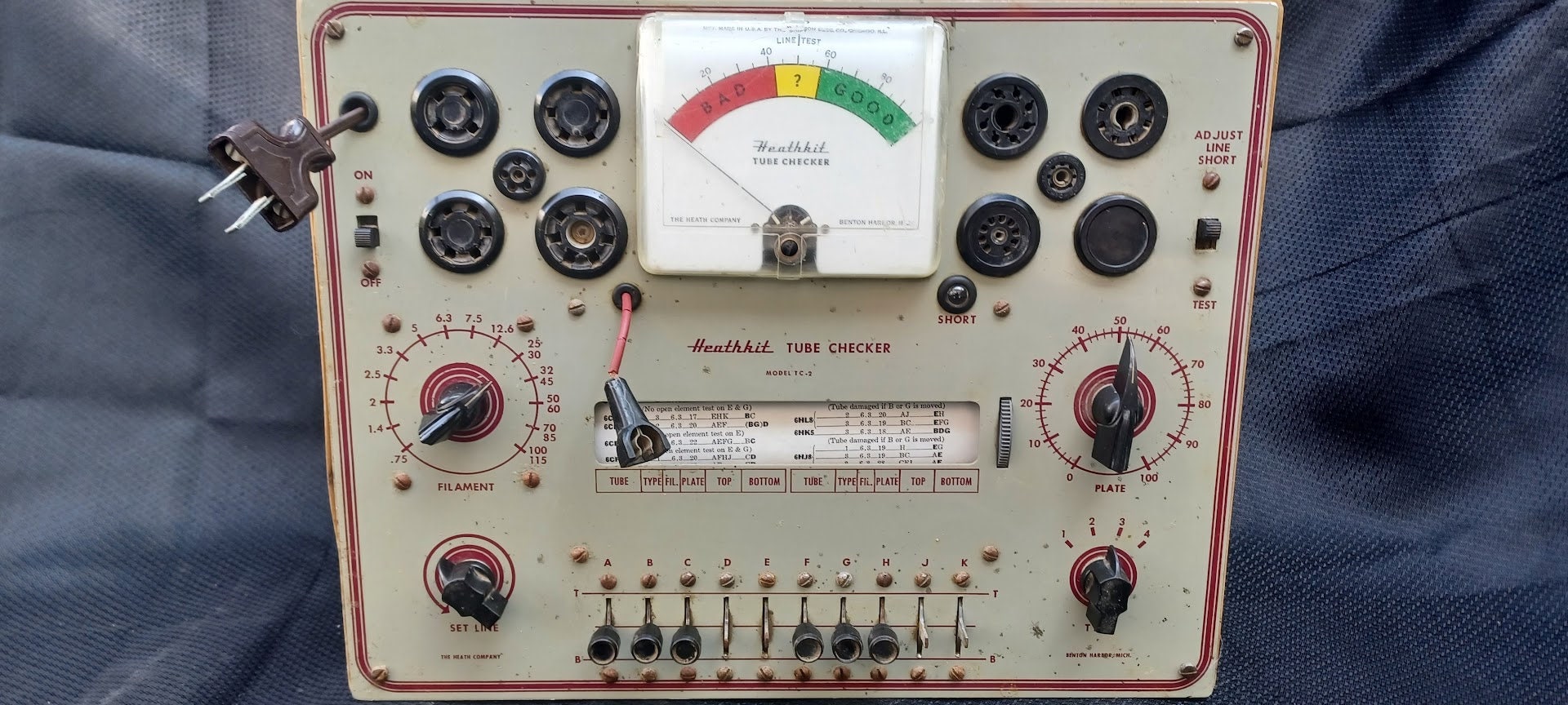 ■HEATHKIT TUBE CHECKER MODEL IT-17
