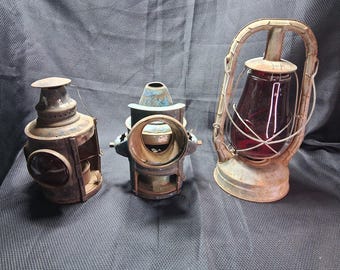 Antique Dietz Vesta Railway Lantern New York Central Lines W