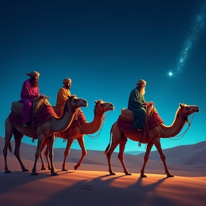 Heilige drei Könige - Weihnachtskunst - Heilige drei Könige