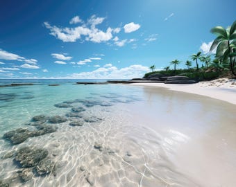 Nature / Beach view - Natural Scenery, Beach Life, Palm Trees, Tropical Beaches