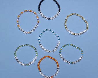 ACOTAR COURTS - Bookish Inspired Beaded Friendship Bracelets - Fantasy - Fae Courts - Spring, Autumn, Winter, Summer, Dawn, Day, Night