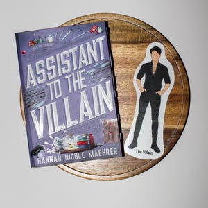 ASSISTANT To The VILLAIN - Bookish Inspired Character Bookmark - The Villain, Trystan Maverine