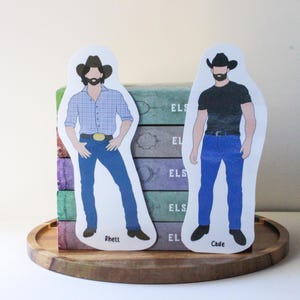CHESTNUT SPRINGS SERIES - Bookish Inspired Character Bookmark - Rhett Eaton, Cade Eaton, Jasper Gervais, Theo Silva, Beau Eaton