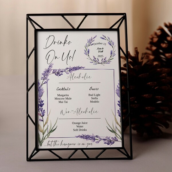 Open Bar Quote Sign Etsy