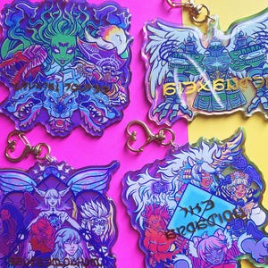 FFXIV 4 inch raid series themed charms