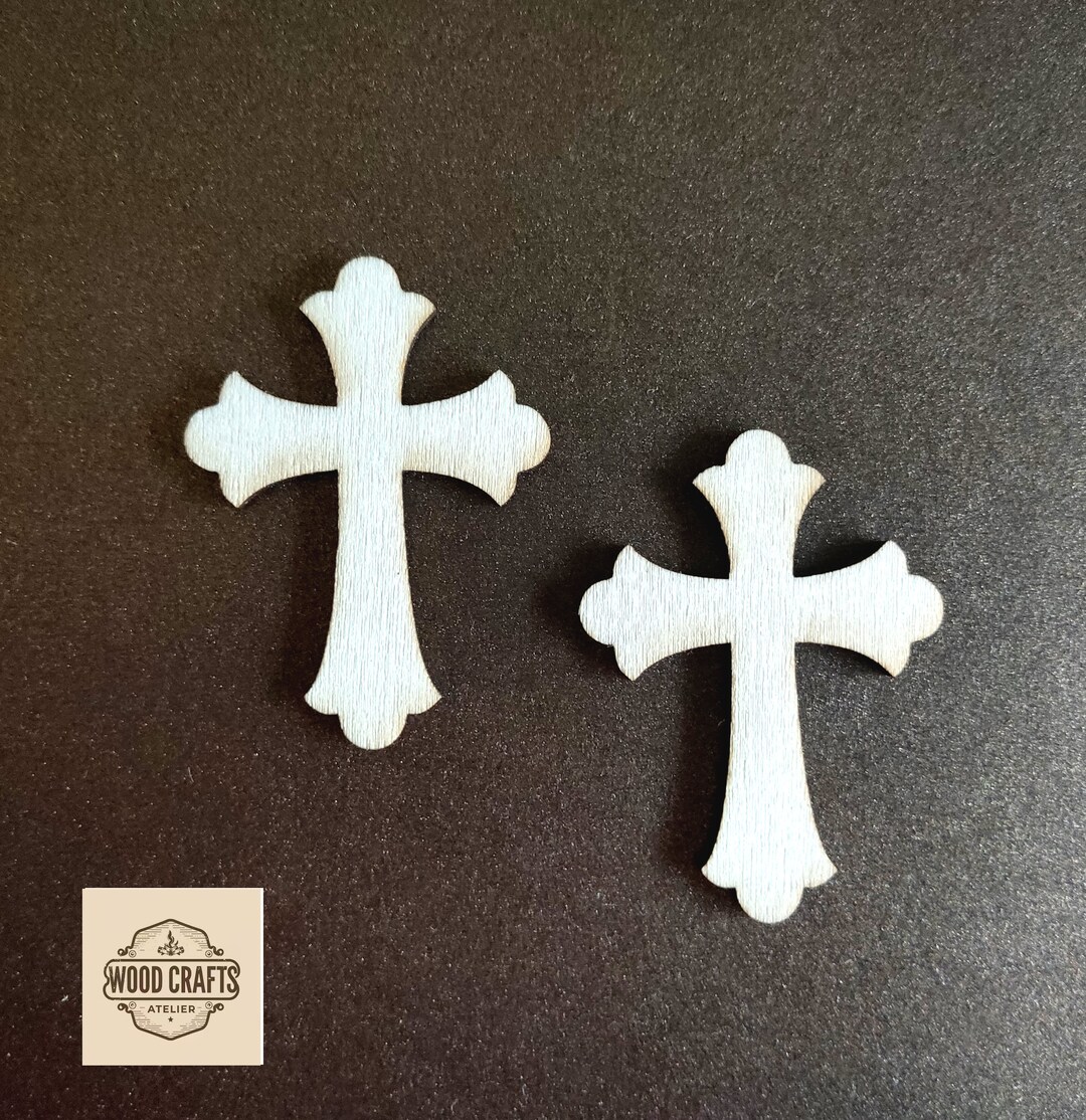 Die Cut Wooden Cross Wooden Craft Supplies Craft Projects Wooden Crown