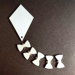 Aquilone in legno a forma di aquilone, fustellato, progetti artigianali, aquilone in legno, decorazioni in legno, forme in legno non finite, decorazioni da parete vuote, mini aquilone per bambini