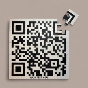 Custom QR Code Puzzle - Personalized Gift / Birthdays / Weddings / Events