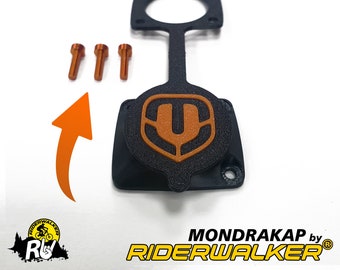 Mondraker Hermetic Orange Charging Port Cover (Orange Screws) 099.20020 "MONDRAKAP by Riderwalker"