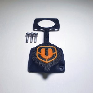 Mondraker Charging Port Cover Improved Orange &quot;MONDRAKAP by Riderwalker&quot;