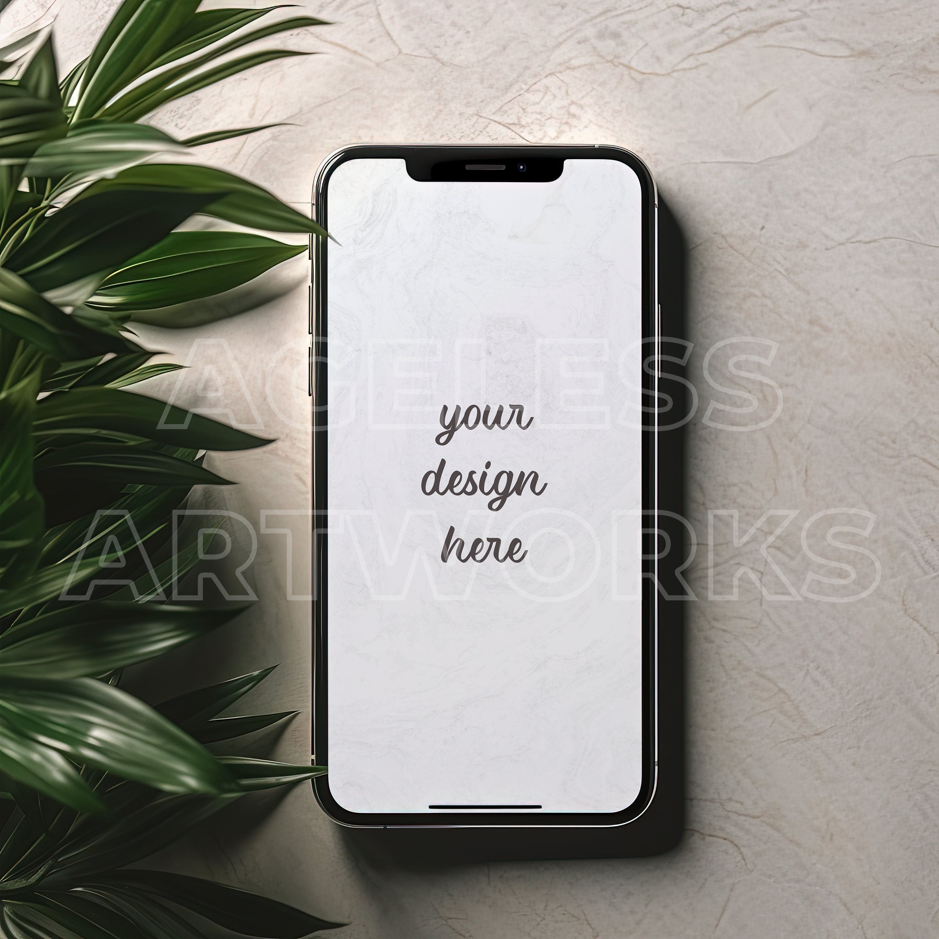 PNG & PSD Collection Bundle Phone Mockups 9:16 Office Workspace Device ...