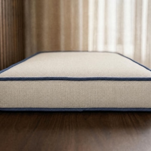 Bay window cushion designed for comfortable daily seating