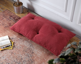 Large Floor Cushion, Window Seat, Reading Nook Cushion, Floor Seating Cushion