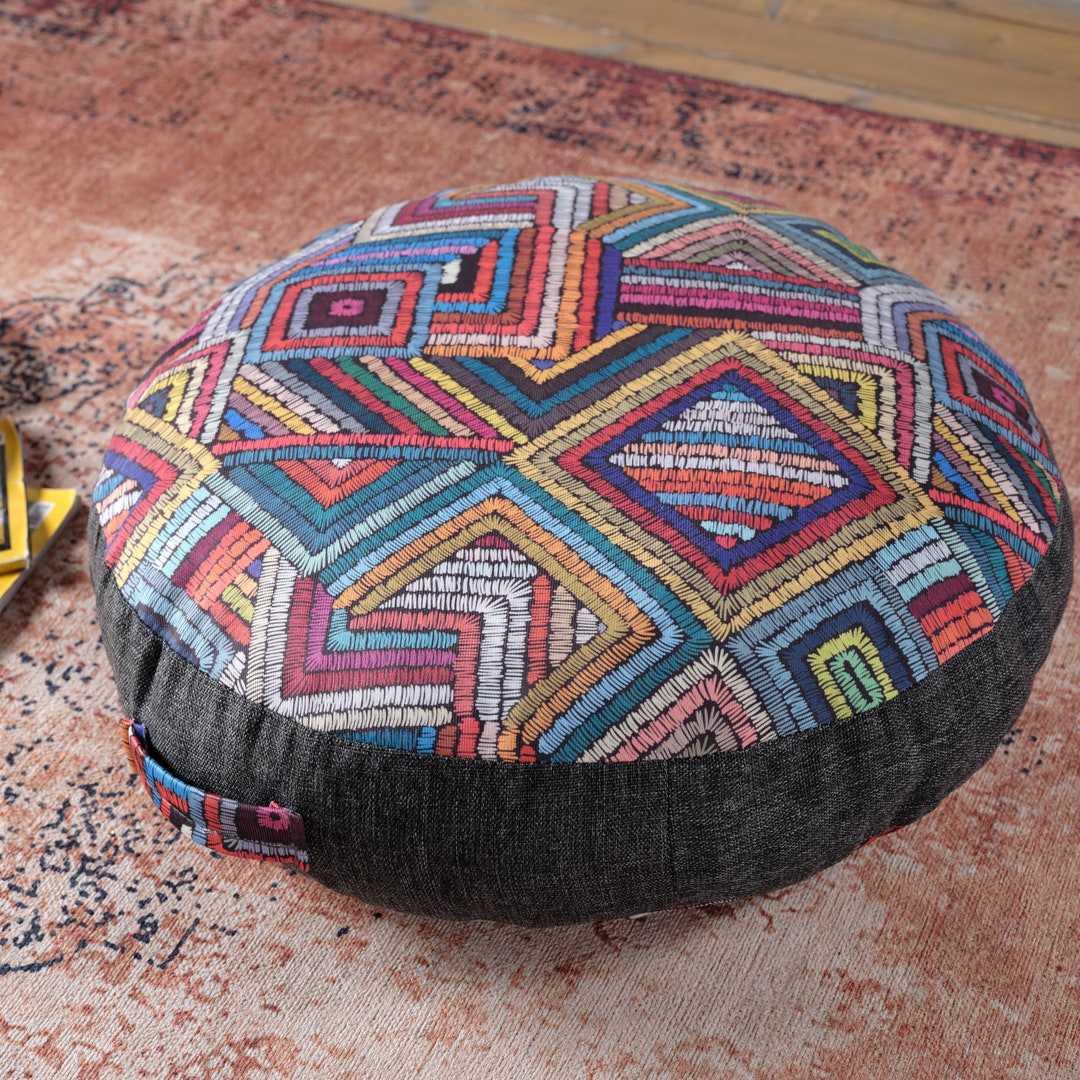 Round Floor Cushion Kids Floor Cushion Large Floor Pillow Etsy