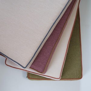 Custom floor cushion cover for cozy home interiors