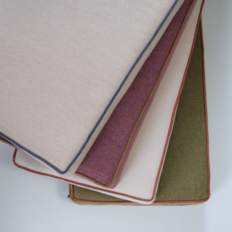 Custom floor cushion cover for cozy home interiors