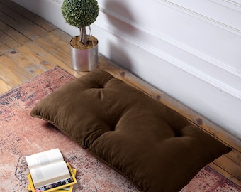 Custom Bench Cushion, Window French Style Bench Cushion, Velvet Reading Nook Cushion