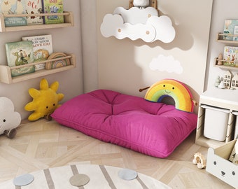 Kids Reading Nook Floor Cushion, Custom Large Floor Cushion, French Style Floor Pillow