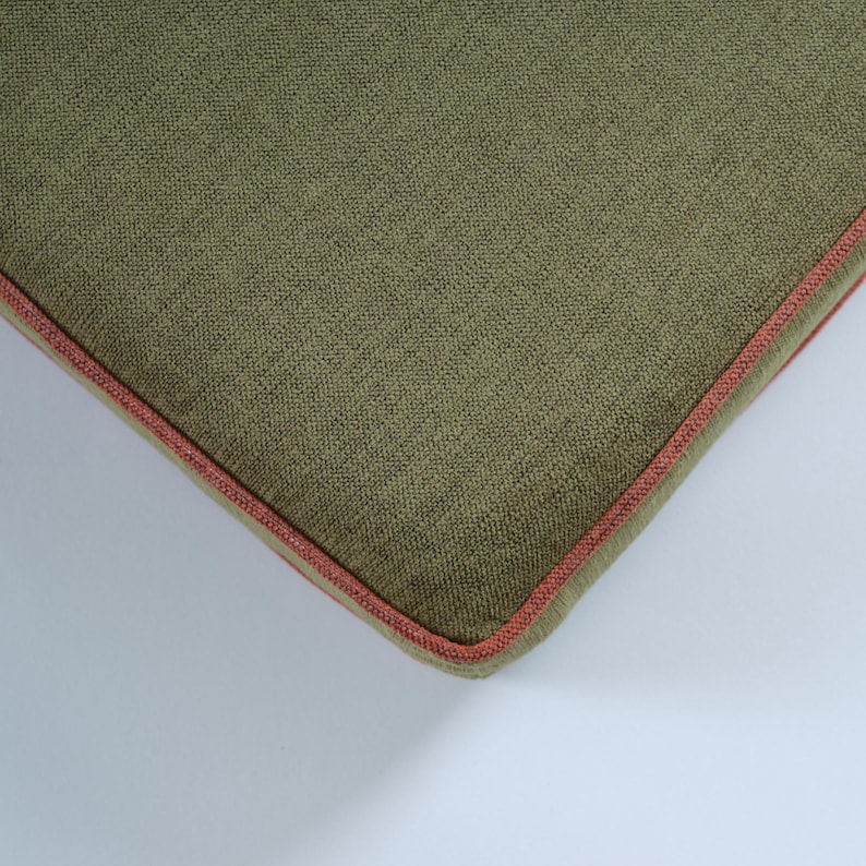 Linen cushion cover designed for farmhouse and modern interiors