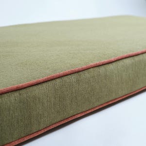 Indoor seat cushion cover for stylish home furniture decor