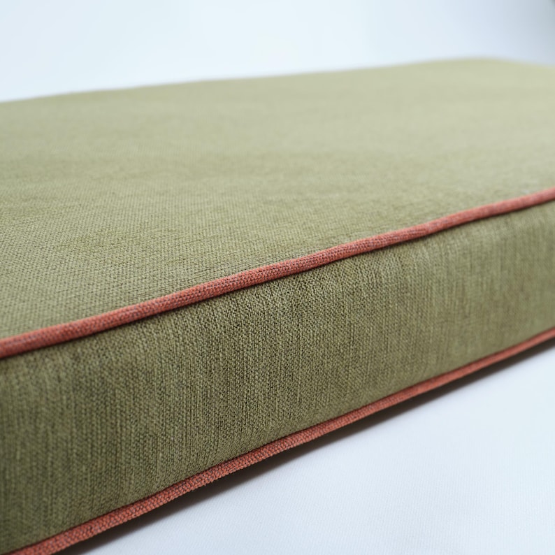 Indoor seat cushion cover for stylish home furniture decor