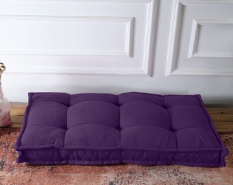Custom Bench Cushion Indoor, Large Reading Nook Cushion, Washable Window Seat Cushion