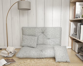 Floor Couch, Linen Floor Cushion, Window Seat Cushion, Floor Pillow,  Floor cushion