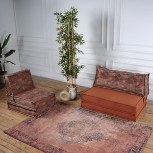 Floor Sofa Bed, Reading Nook Floor Seating, Floor Cushion Coach