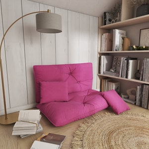Velvet Floor Cushion, Cushion for Bench, Window Seat Cushion Indoor, Floor Pillow,  Floor cushion, Daybed Cushion,  Floor Couch