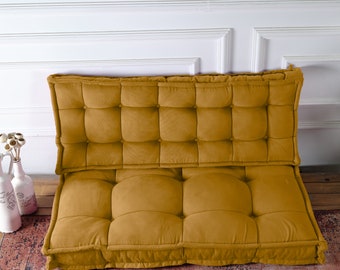 Large Floor Cushion, Floor Cushion Couch, Pallet Cushion Indoor