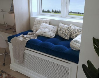 Bench Cushion Indoor, Comfortable Bench Cushion, Tufted Floor Cushion