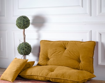 大きなベルベットのフロアクッション、フロアピロー、カスタムピロー