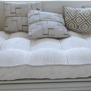Elegant Linen Cushion for Window Seating