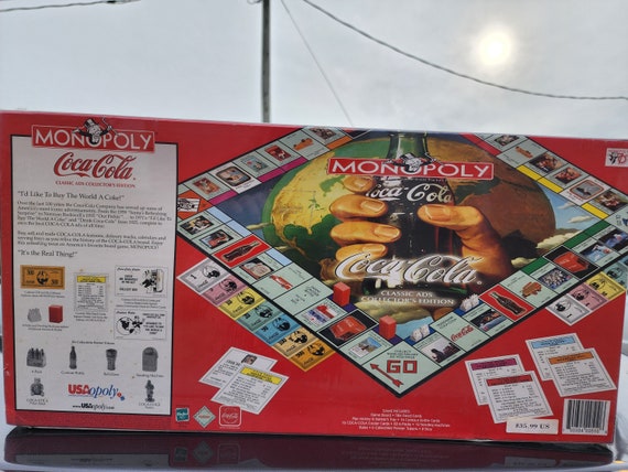 Vintage Coca Cola Monopoly Collectors Edition - Etsy