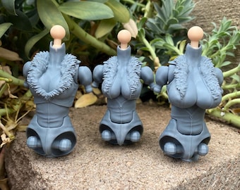 Female Cat Burglar body upgrade for Legends style custom action figures. (3 versions)
