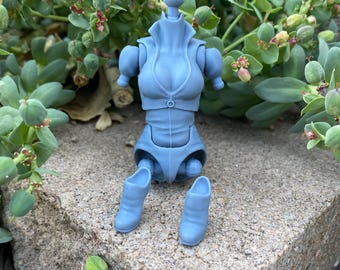 Mejora del cuerpo al estilo de la Asesina Clásica para figuras de acción estilo Leyendas.