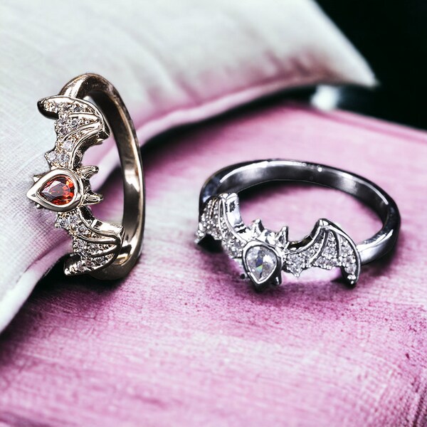 Bat Ring - Etsy