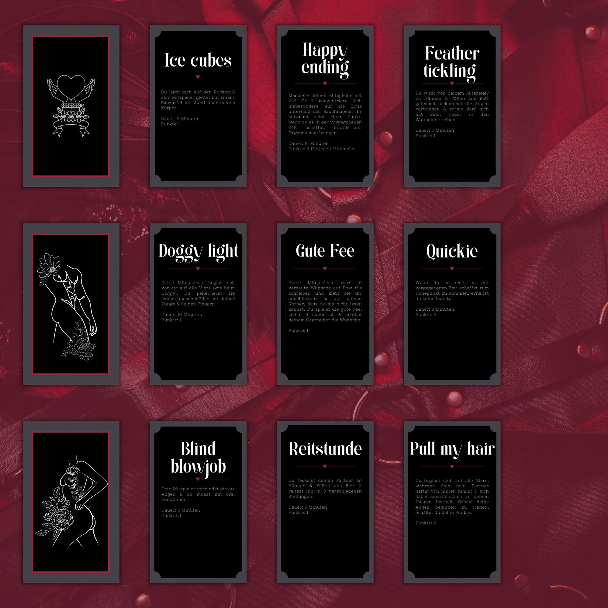 Kinky Cards Couple Sex Game Erotisches Kartenspiel - Etsy.de