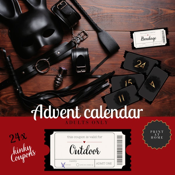 Naughty Advent Calendar Etsy