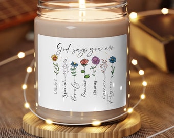 Gift for mom, Divine Affirmation candle, Best Candle,Scented Soy Candle 9oz gift,